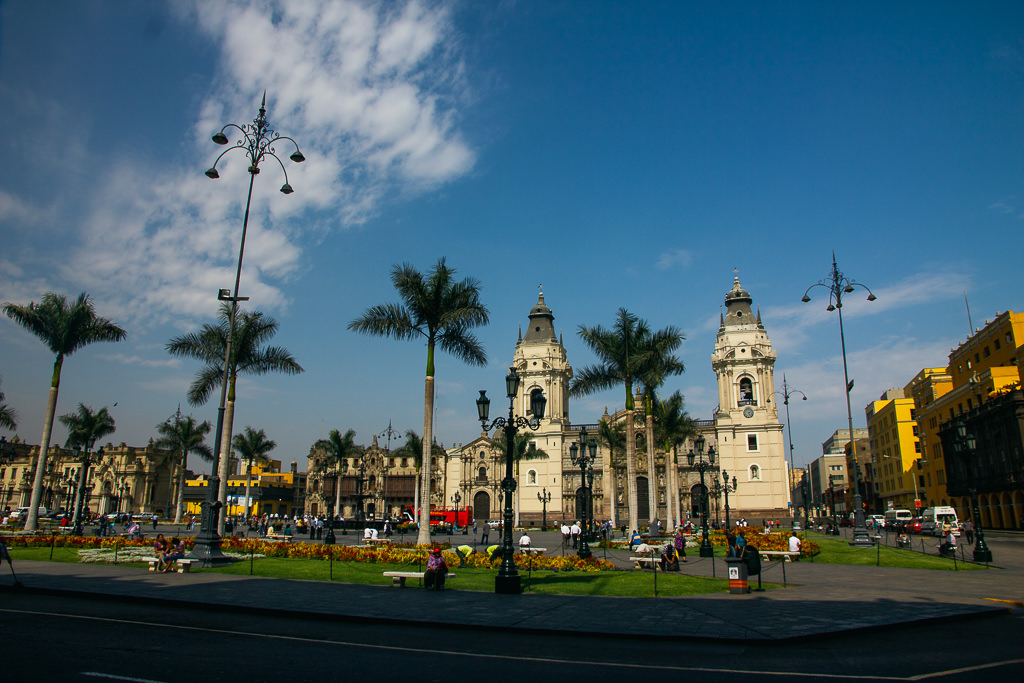 Plaza de Armas in Peru