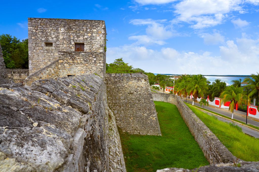 The San Felipe Fort in Bacalar, Mexico